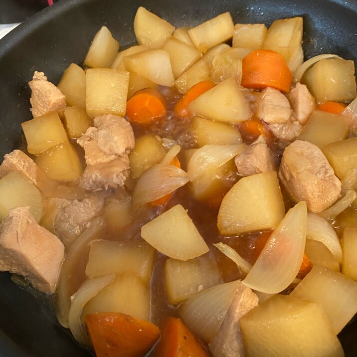 大根と鶏胸肉の煮物